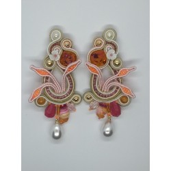 Boucles d'oreilles "Orchidée"