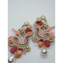 Boucles d'oreilles "Orchidée"