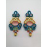 Boucles d'oreilles "Strelitzia"