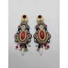 Boucles d'oreilles "Cardinal"