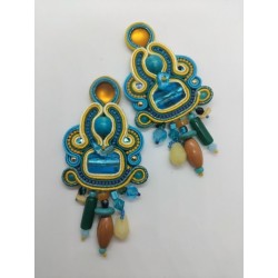 Boucles d'oreilles "Lagon"