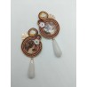 Boucles d'oreilles " Art Nouveau"