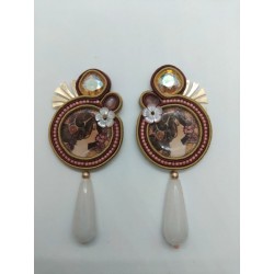 Boucles d'oreilles "Art Nouveau"