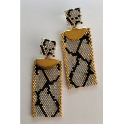 Boucles d'oreilles " Serpent"