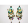 Boucles d'oreilles Anémone