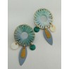 Boucles d'oreilles " raphia"