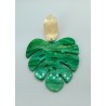 Boucles d'oreilles " Monstera"