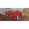 Bracelet manchette corail