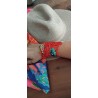 Bracelet manchette corail