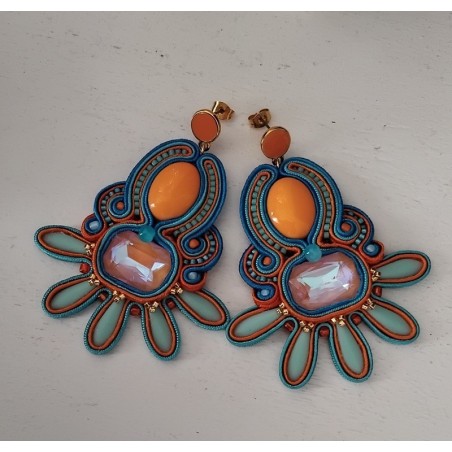 Boucles d'oreilles " Méditerranée"