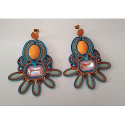 Boucles d'oreilles " Méditerranée"