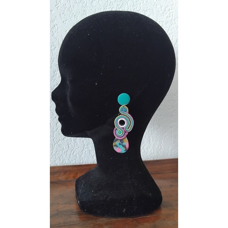 Boucles d'oreilles "Lagon"