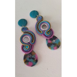 Boucles d'oreilles "Lagon"