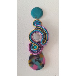 Boucles d'oreilles "Lagon"