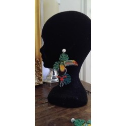 Boucles d'oreilles "Toucan"