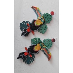 Boucles d'oreilles "Toucan"
