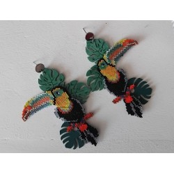Boucles d'oreilles "Toucan"