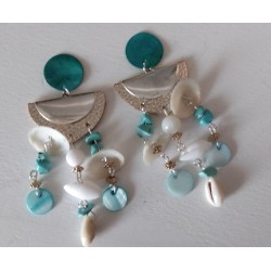 boucles d'oreilles "coquillages"