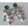 boucles d'oreilles "coquillages"