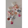 boucles d'oreilles "Coquillage Saint Jacques"