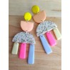 Boucles d'oreilles " groovy"