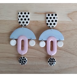 Boucles d'oreilles "Pois"