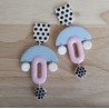 Boucles d'oreilles "Pois"