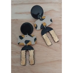 Boucles d'oreilles "Léopard"