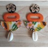 Boucles d'oreilles "Réunion"