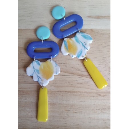 Boucles d'oreilles "Méditerranée"