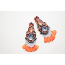 Boucles d'oreilles "Sanguine"